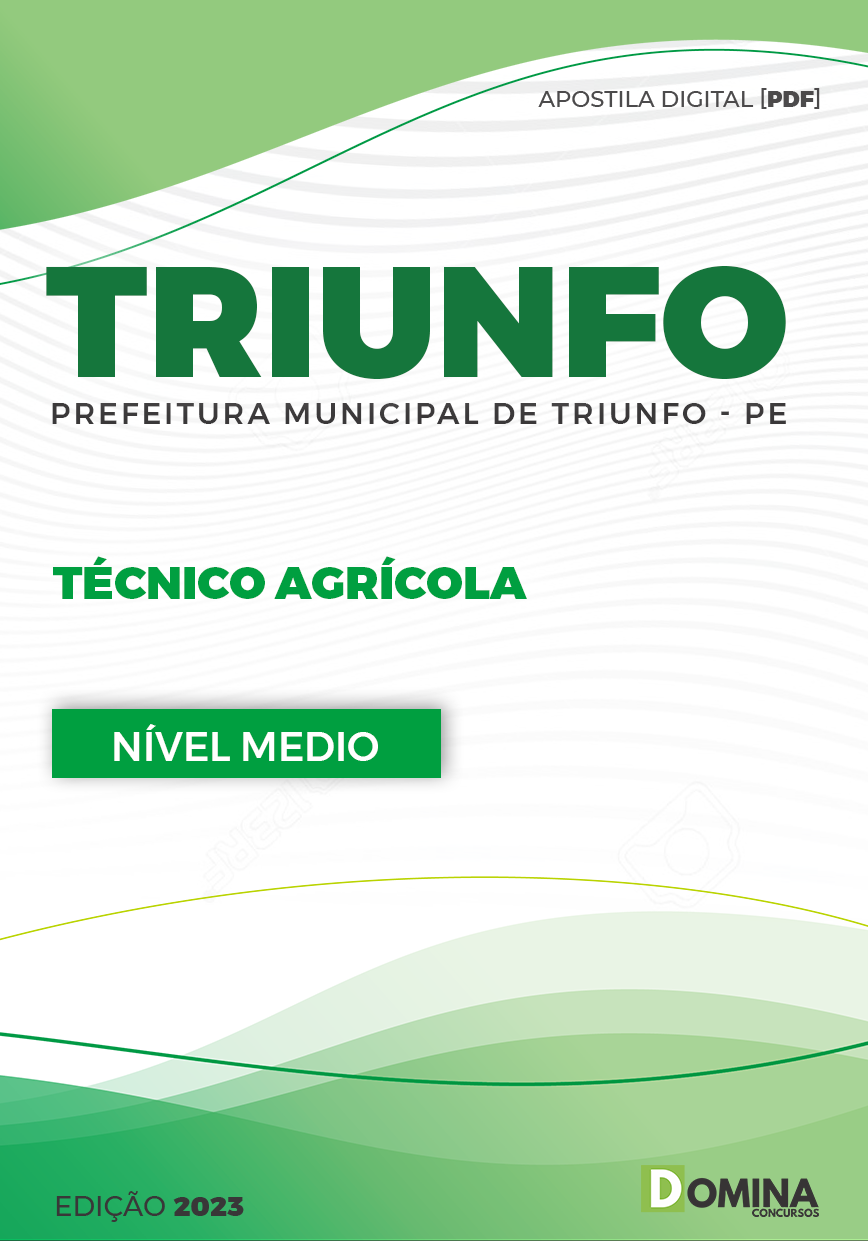 Apostila Digital Pref Triunfo PE 2023 Técnico Agrícola