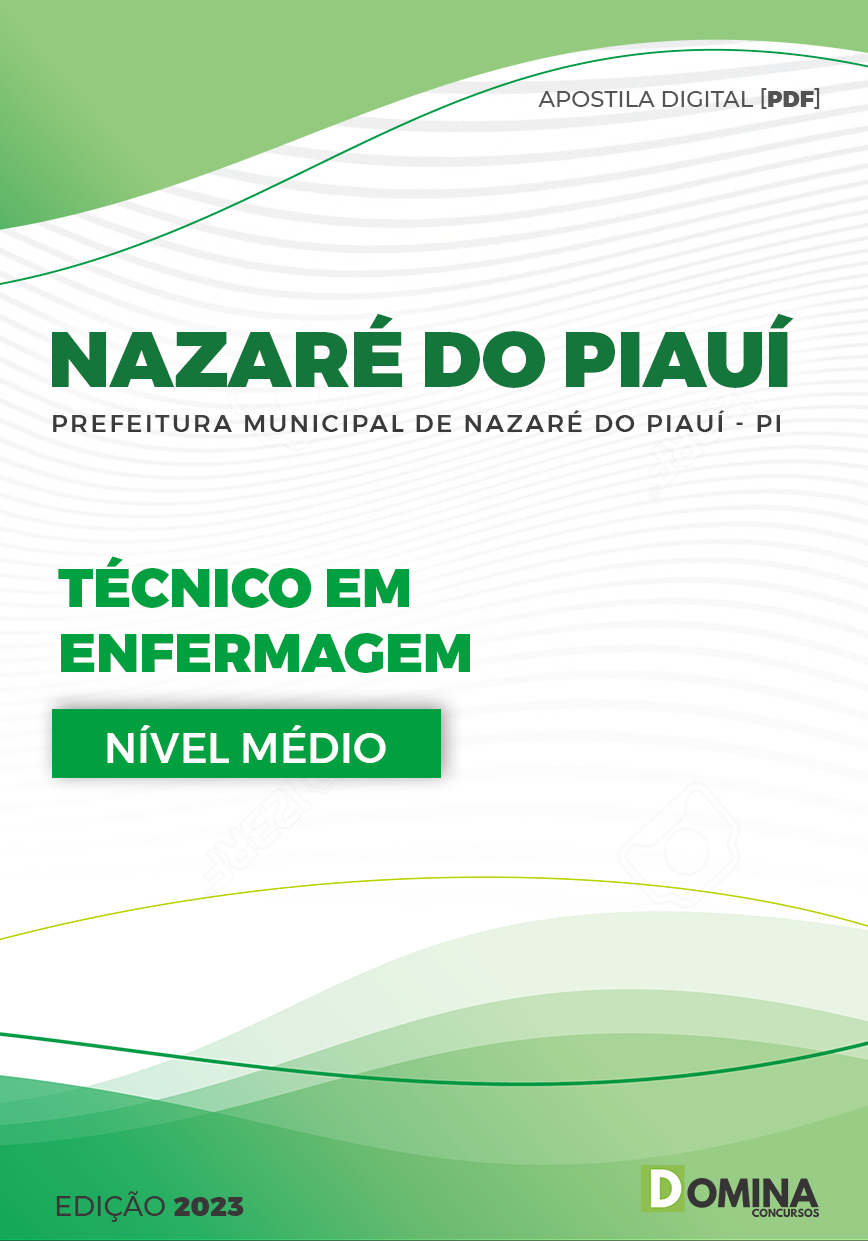 Apostila Pref Nazaré do Piauí PI 2023 Técnico Enfermagem
