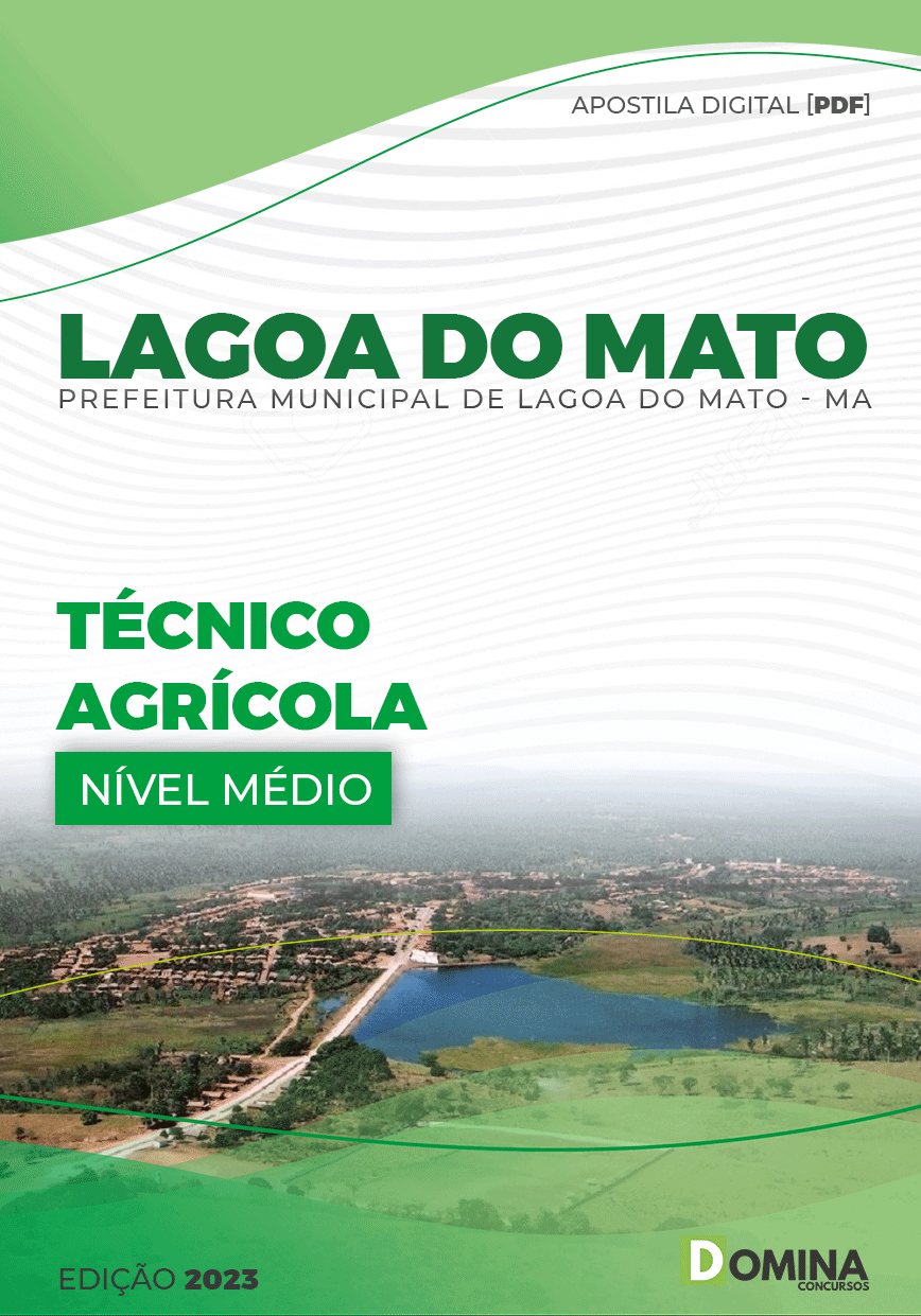 Apostila Pref Lagoa Do Mato MA 2023 Técnico Agrícola
