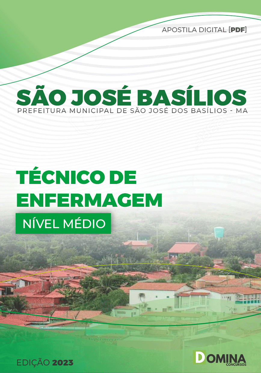 Apostila Pref São José dos Basílios MA 2023 Técnico Enfermagem