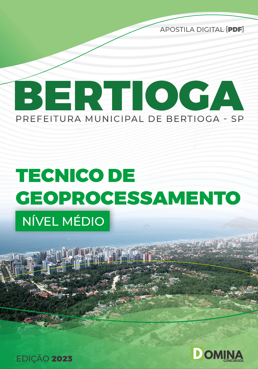 Apostila Pref Bertioga SP 2023 Técnico Geoprocessamento