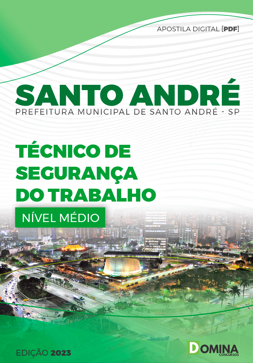 Apostila Pref Santo André SP 2023 Técnico Segurança Trabalho