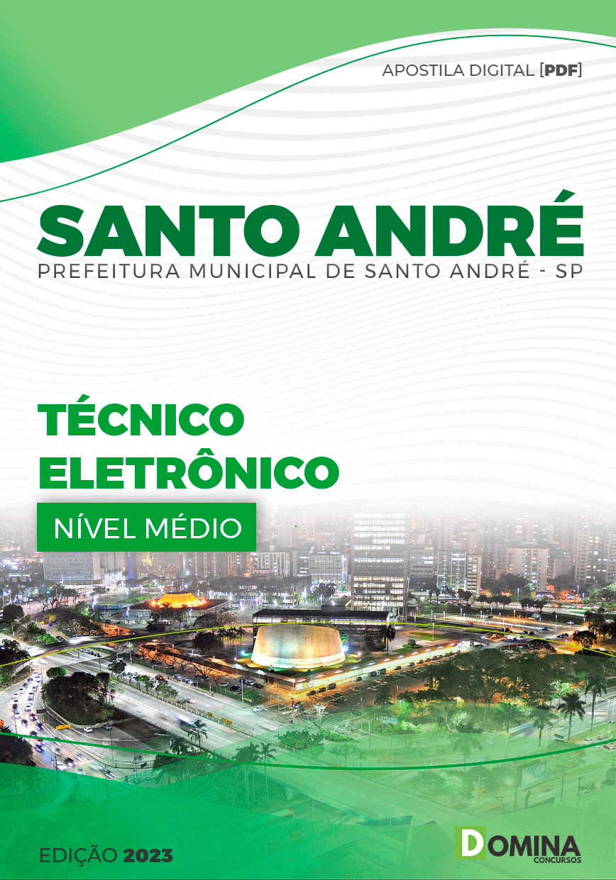 Apostila Digital Pref Santo André SP 2023 Técnico Eletrônico