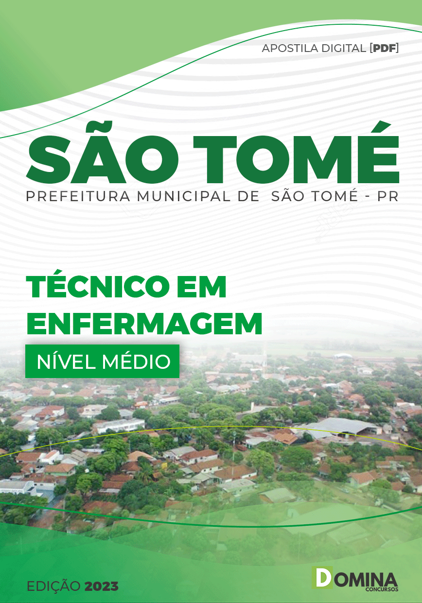 Apostila Digital Pref São Tomé PR 2023 Técnico Enfermagem