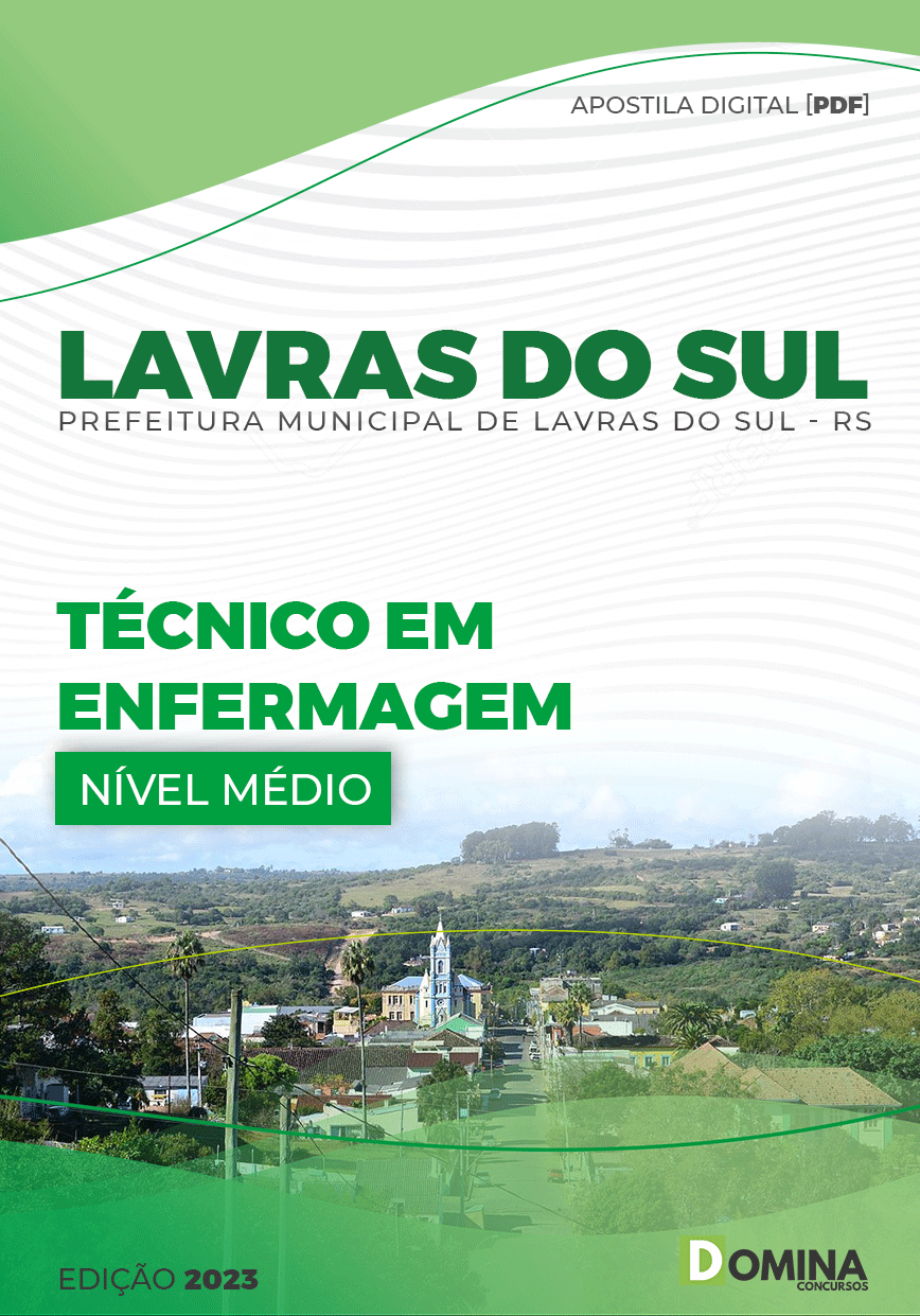 Apostila Digital Pref Lavras do Sul RS 2023 Técnico Enfermagem