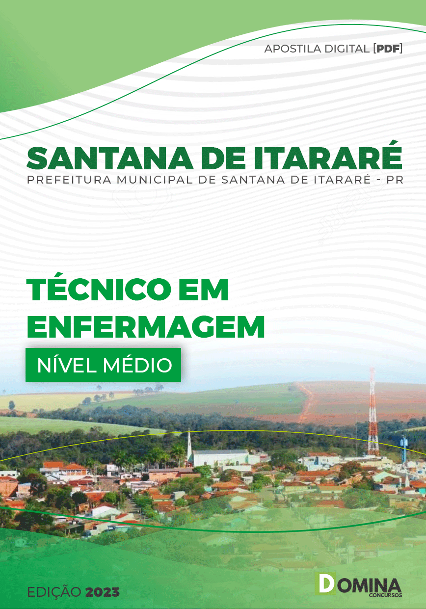 Apostila Pref Santana do Itararé PR 2023 Técnico Enfermagem