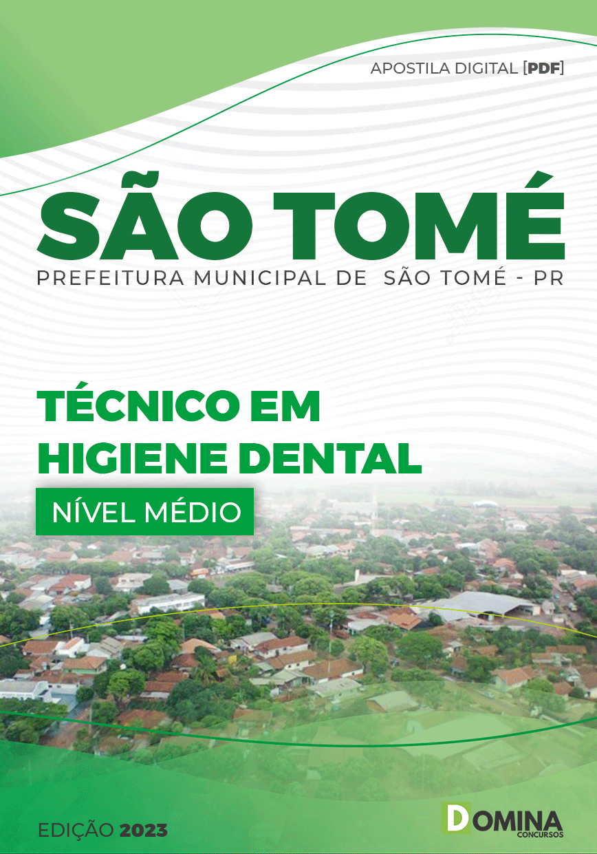 Apostila Pref São Tomé PR 2023 Técnico Higiene Dental