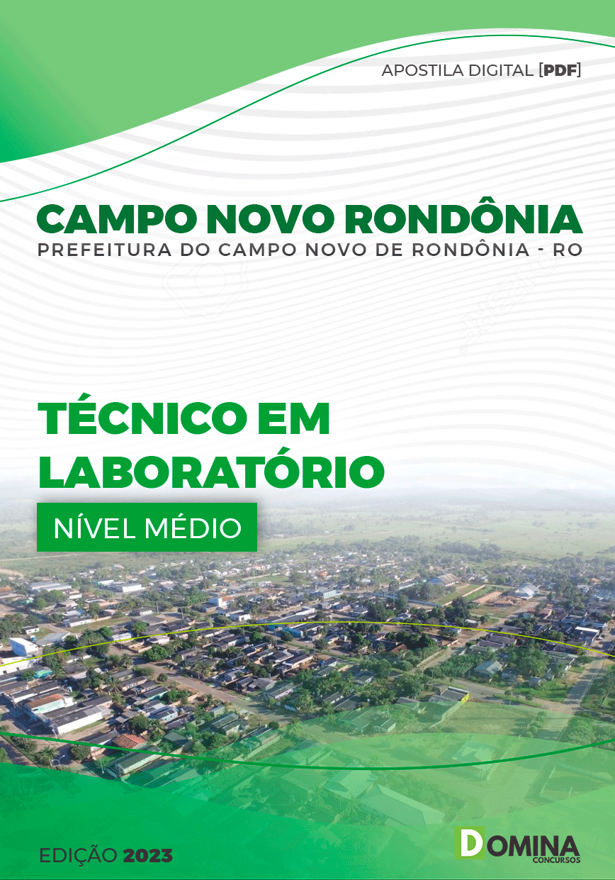 Apostila Pref Campo Novo Rondônia RO 2023 Técnico Laboratório