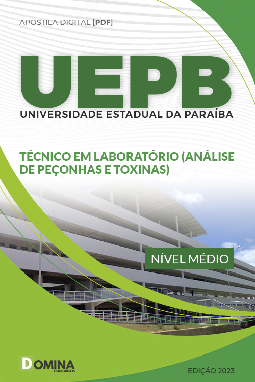 Apostila UFPB 2023 Técnico Laboratório Análise Peçonhas Toxinas