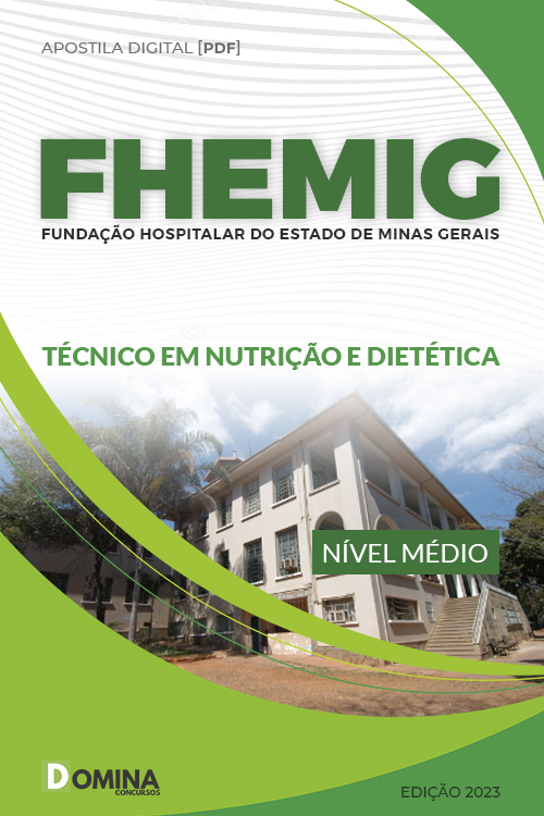Apostila Concurso FHEMIG 2023 Técnico Nutrição Dietética