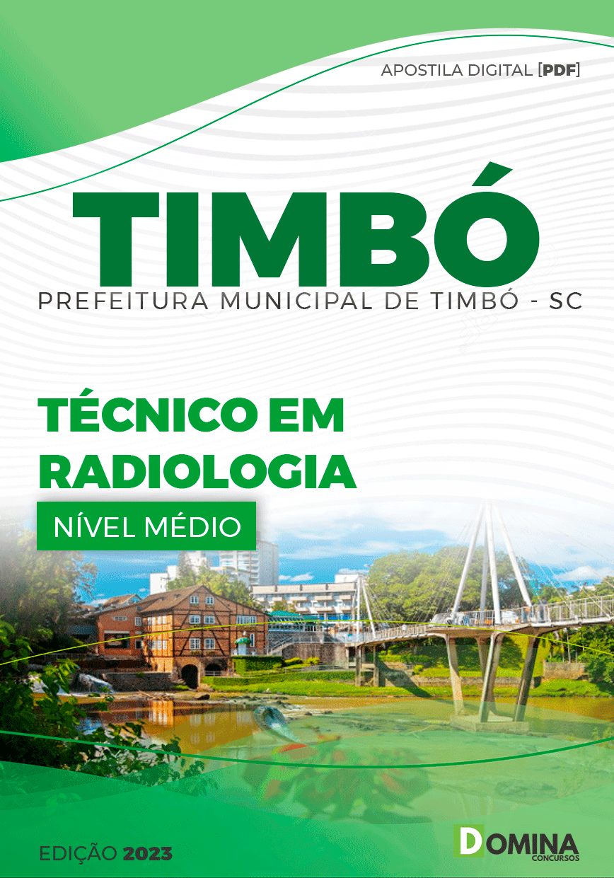 Apostila Pref Timbó SC 2023 Técnico Radiologia