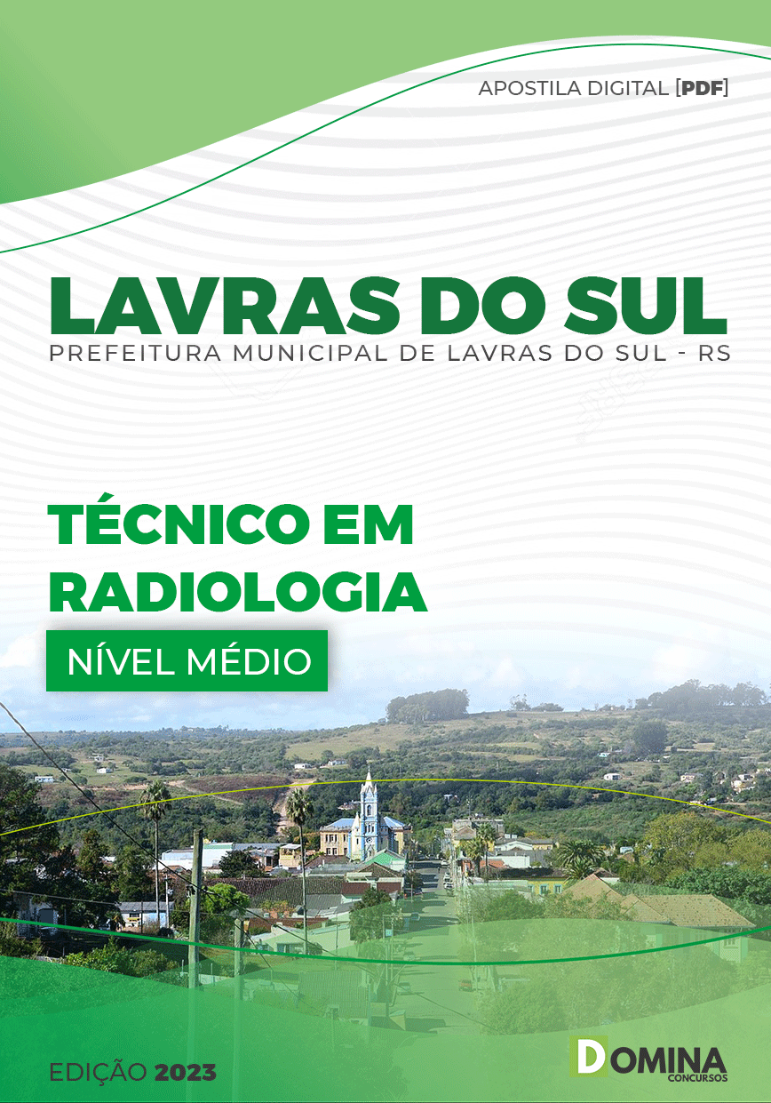 Apostila Digital Pref Lavras do Sul RS 2023 Técnico Radiologia