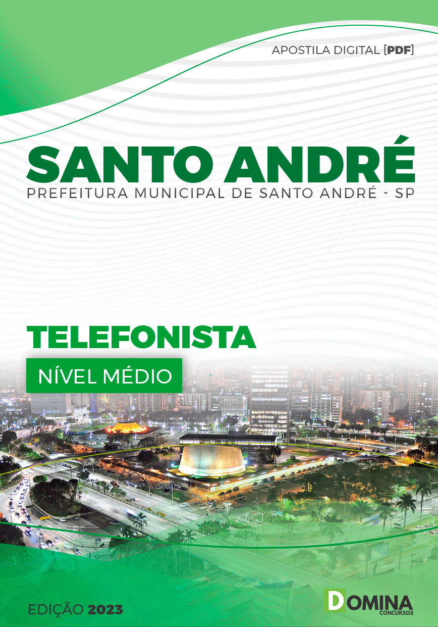Apostila Digital Pref Santo André SP 2023 Telefonista