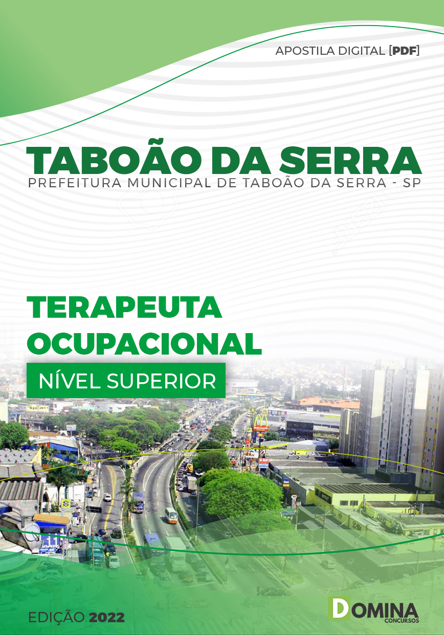 Apostila Pref Taboão da Serra SP 2023 Terapeuta Ocupacional
