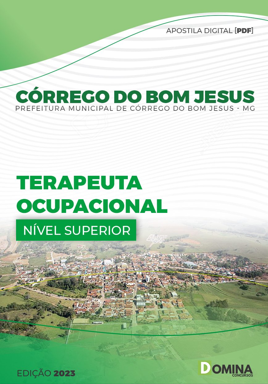 Apostila Pref Córrego Bom Jesus MG 2023 Terapeuta Ocupacional