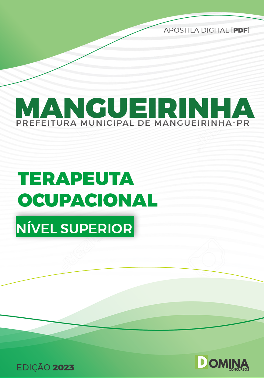 Apostila Pref Mangueirinha PR 2023 Terapeuta Ocupacional