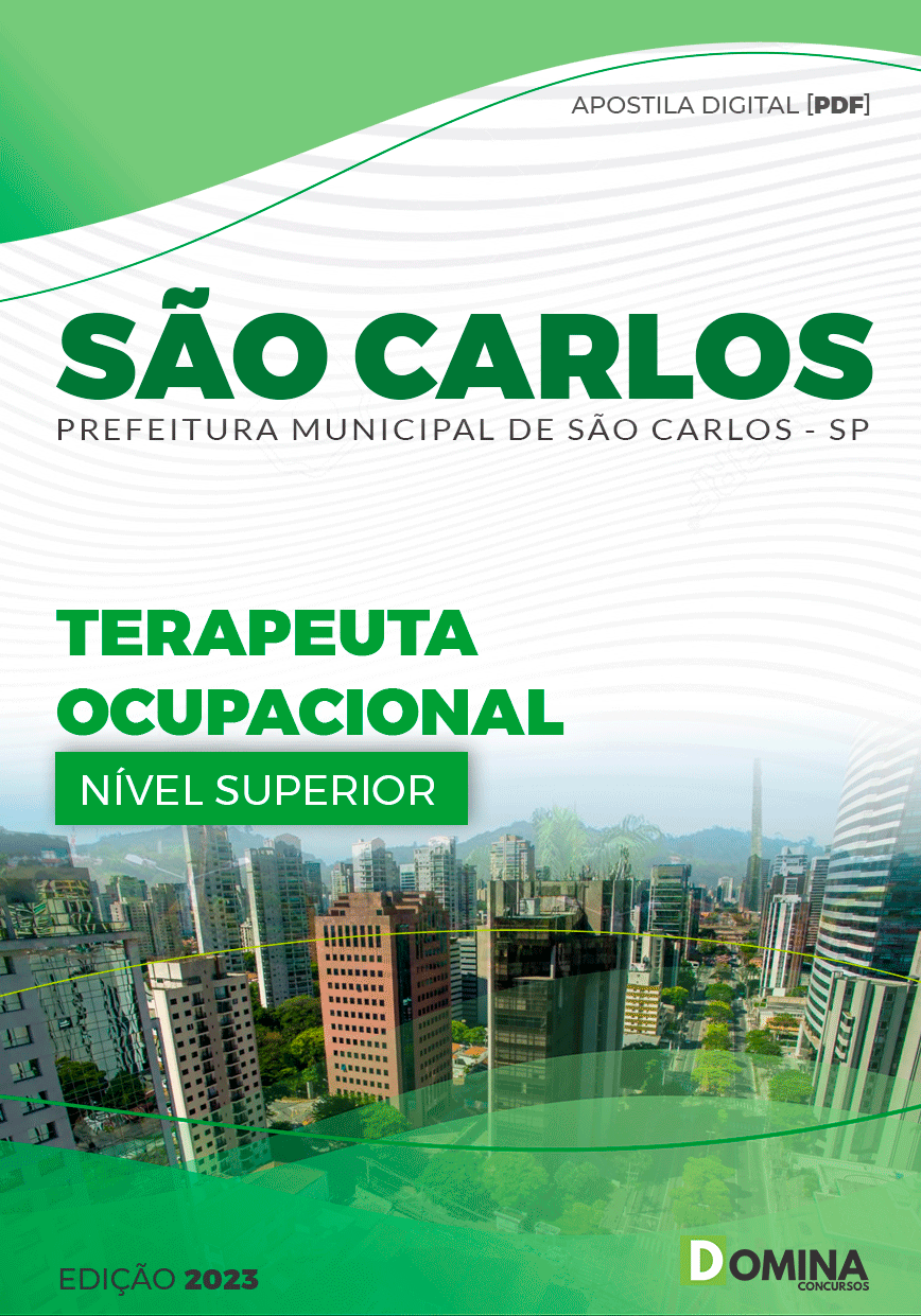 Apostila Digital Pref São Carlos SP 2023 Terapeuta Ocupacional