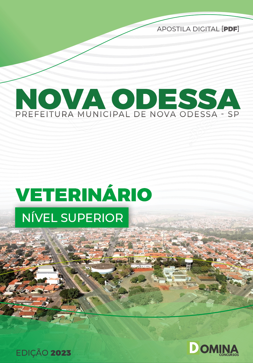Apostila Digital Pref Nova Odessa SP 2023 Veterinário