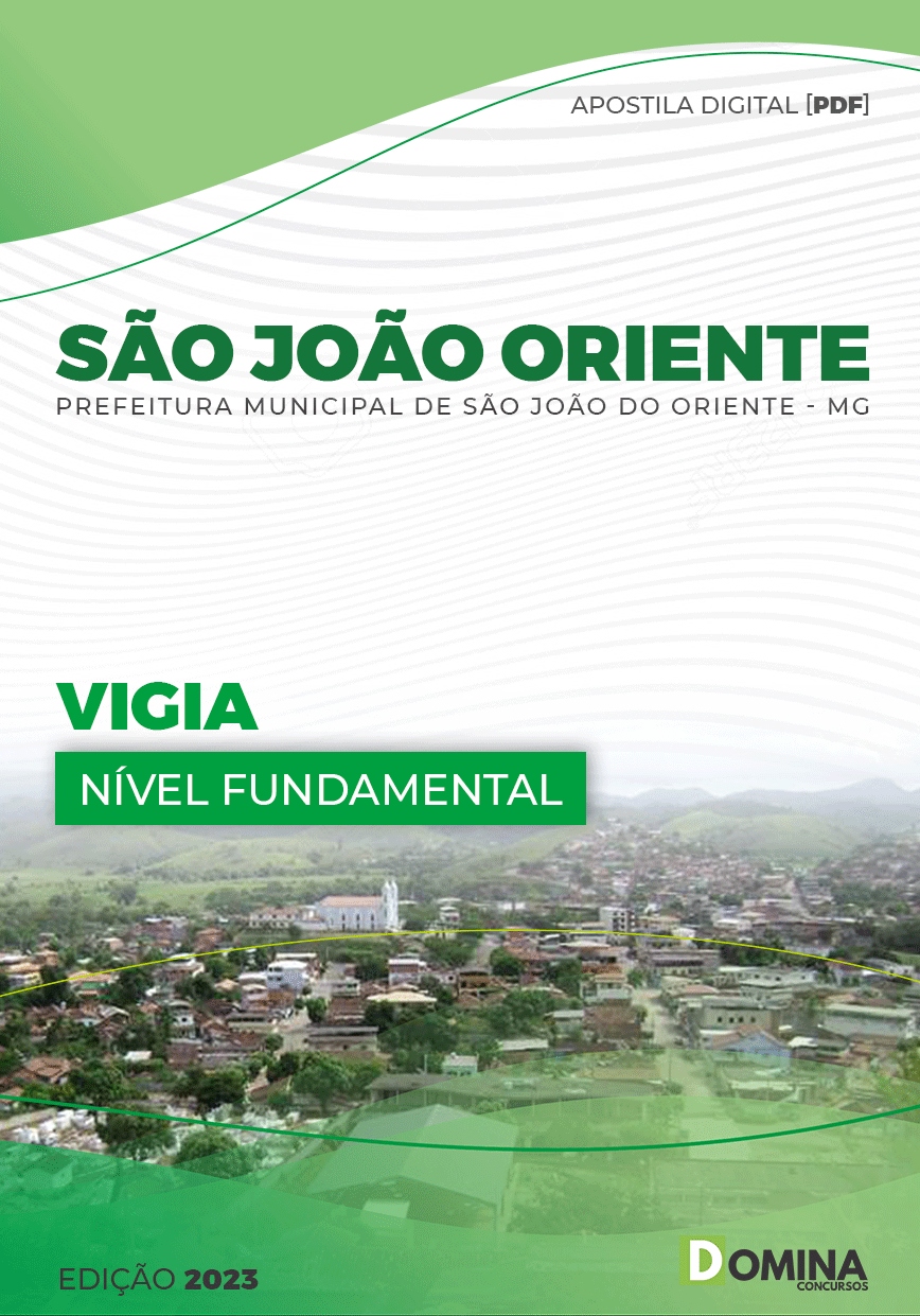 Apostila Digital Pref São João Oriente MG 2023 Vigia