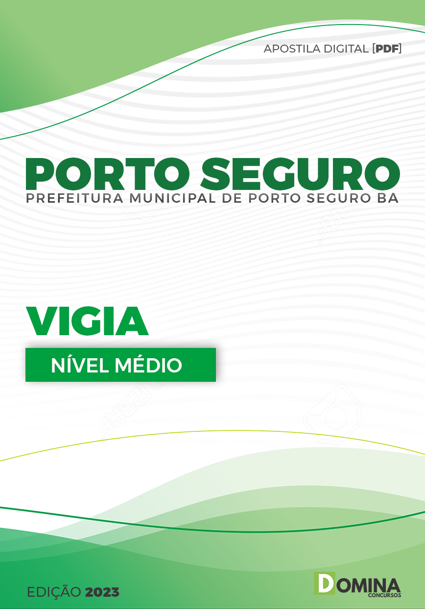 Apostila Concurso Pref Porto Seguro BA 2023 Vigia