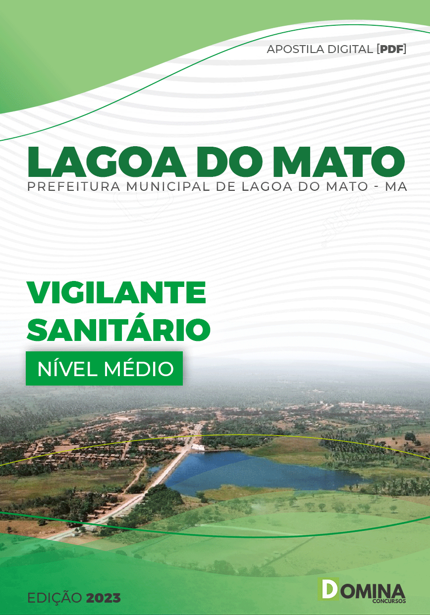 Apostila Pref Lagoa Do Mato MA 2023 Vigilante Sanitário