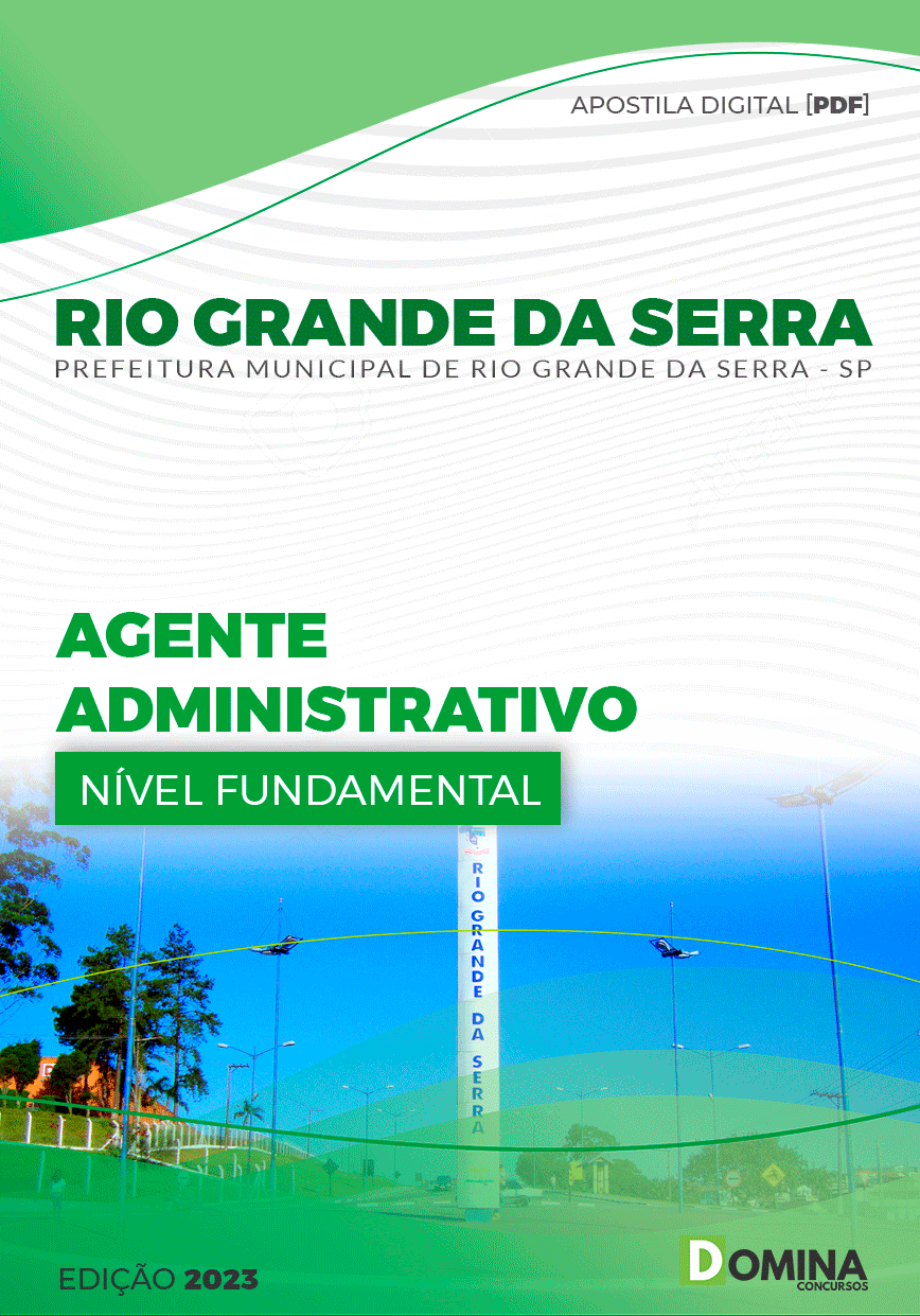 Apostila Pref Rio Grande da Serra SP 2023 Agente Administrativo