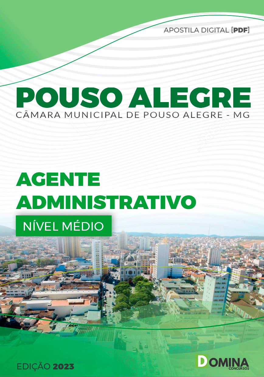 Apostila Câmara Pouso Alegre MG 2023 Agente Administrativo