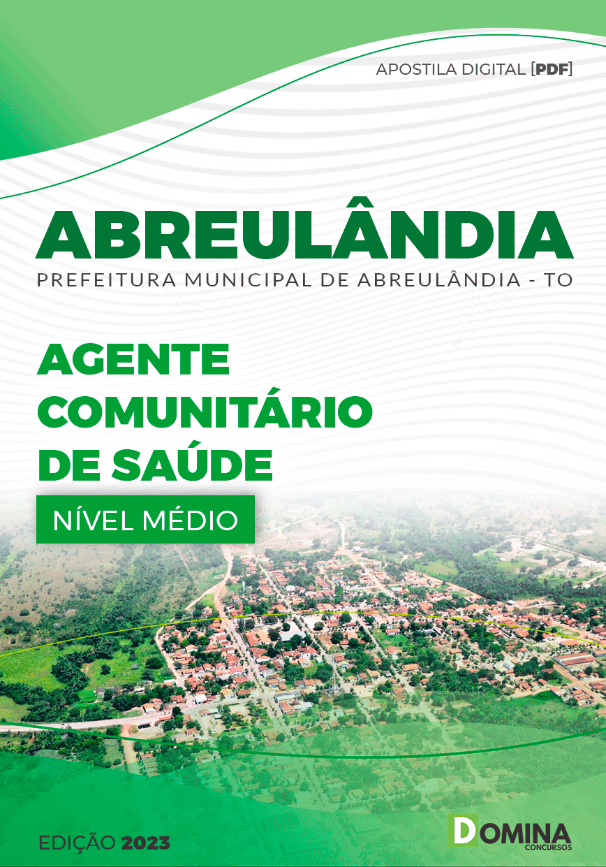 Apostila Pref Abreulândia TO 2023 Agente Comunitário Saúde