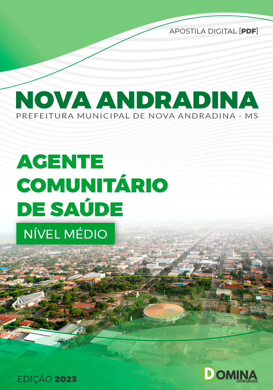 Apostila Digital Pref Andradina MG 2023 Agente Comunitário Saúde