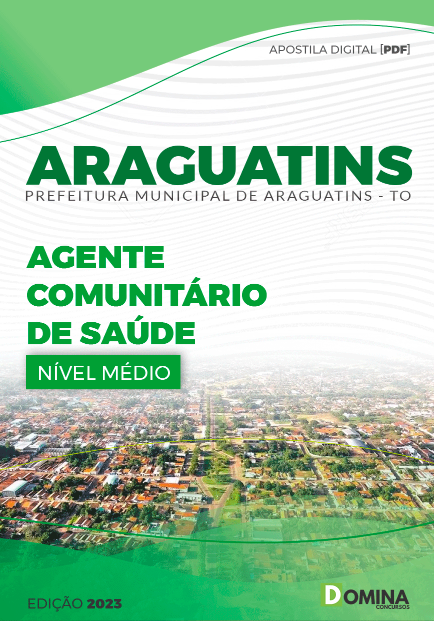 Apostila Pref Araguatins TO 2023 Agente Comunitário Saúde