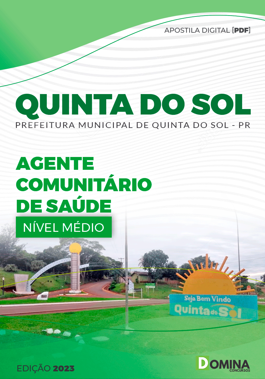 Apostila Pref Quinta do Sol PR 2023 Agente Comunitário Saúde