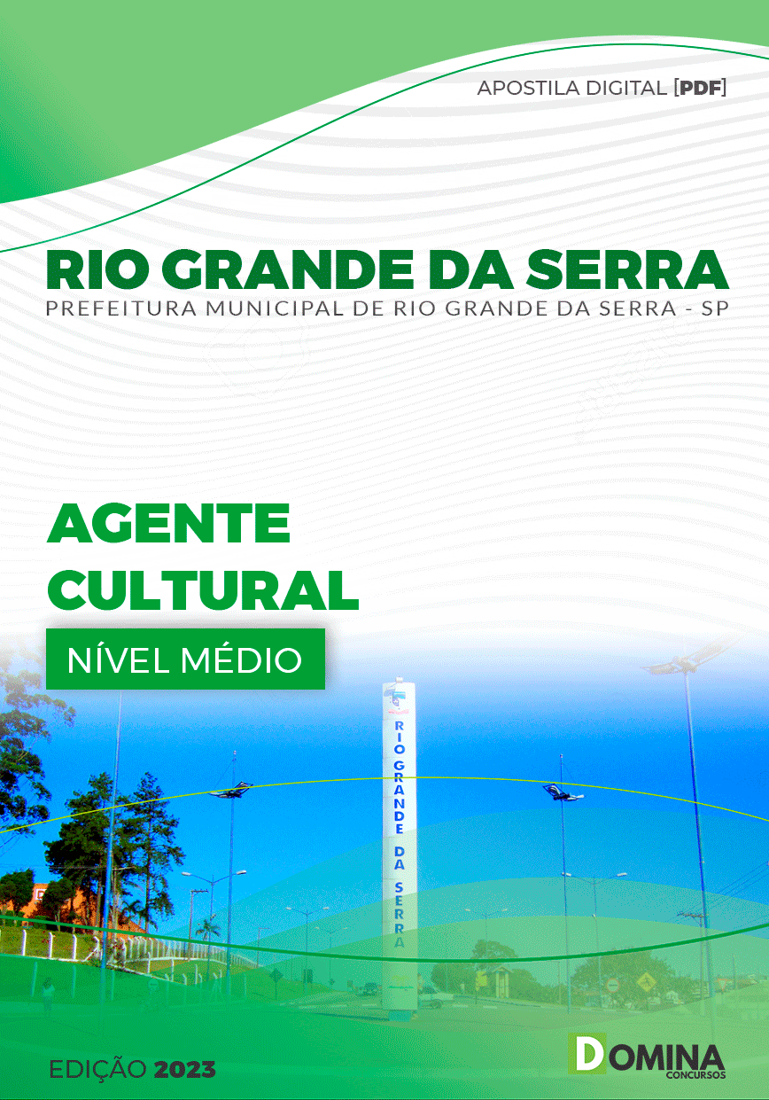 Apostila Pref Rio Grande da Serra SP 2023 Agente Cultural