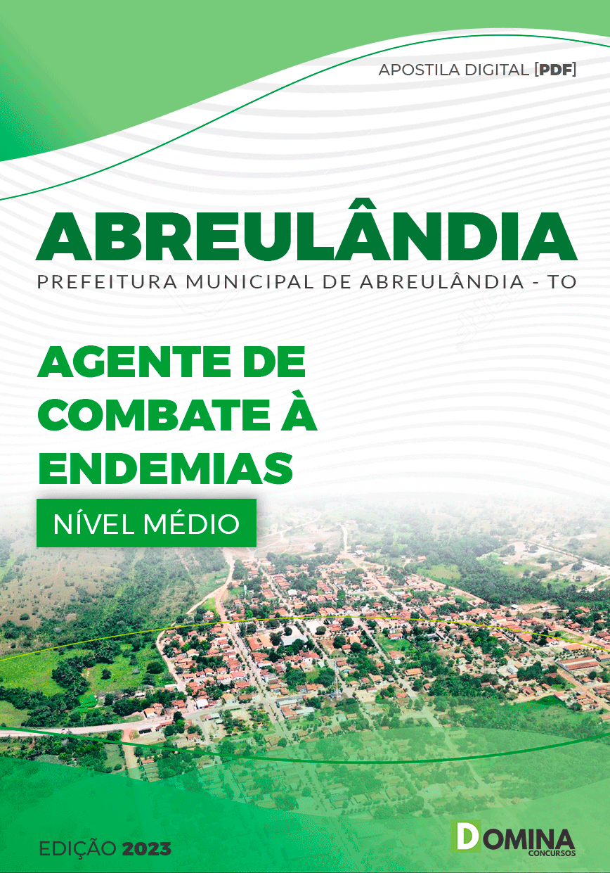 Apostila Pref Abreulândia TO 2023 Agente Combate Endemias
