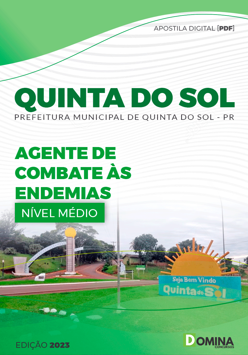 Apostila Pref Quinta do Sol PR 2023 Agente Combate Endemias