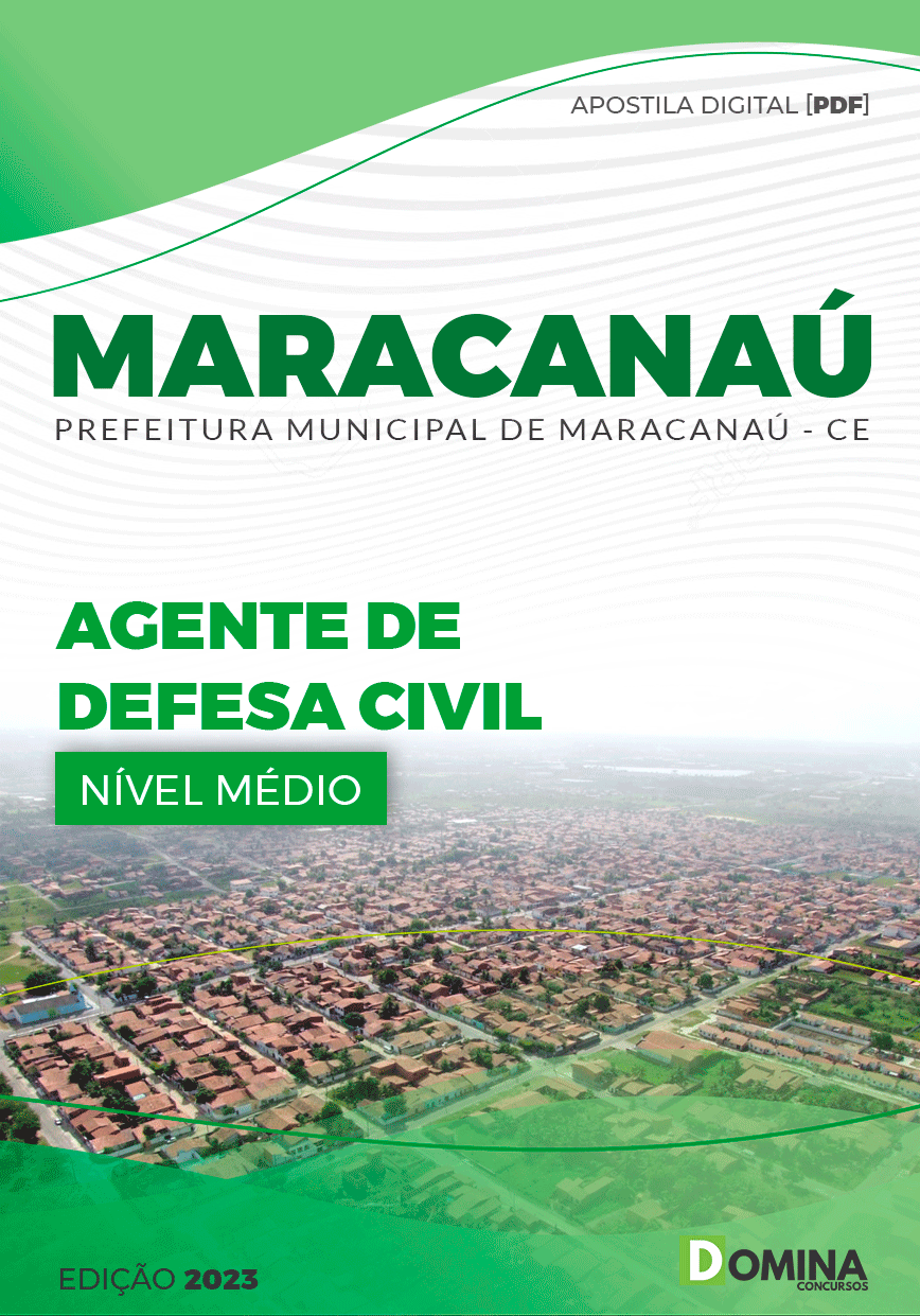 Apostila Pref Maracanaú CE 2023 Agente Defesa Civil