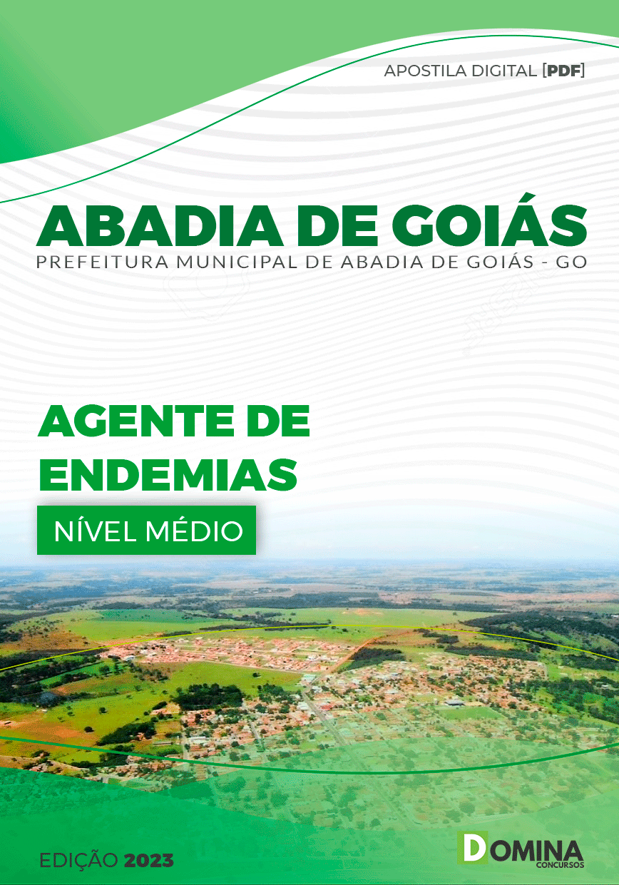 Apostila Digital Pref Abadia GO 2023 Agente Endemias