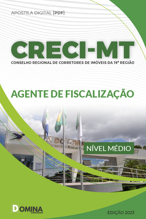 Apostila Concurso CRECI MT 2023 Agente Fiscalização