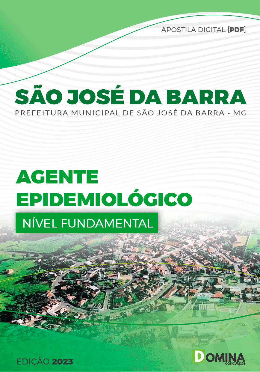Apostila Pref São José da Barra MG 2023 Agente Epidemiológico