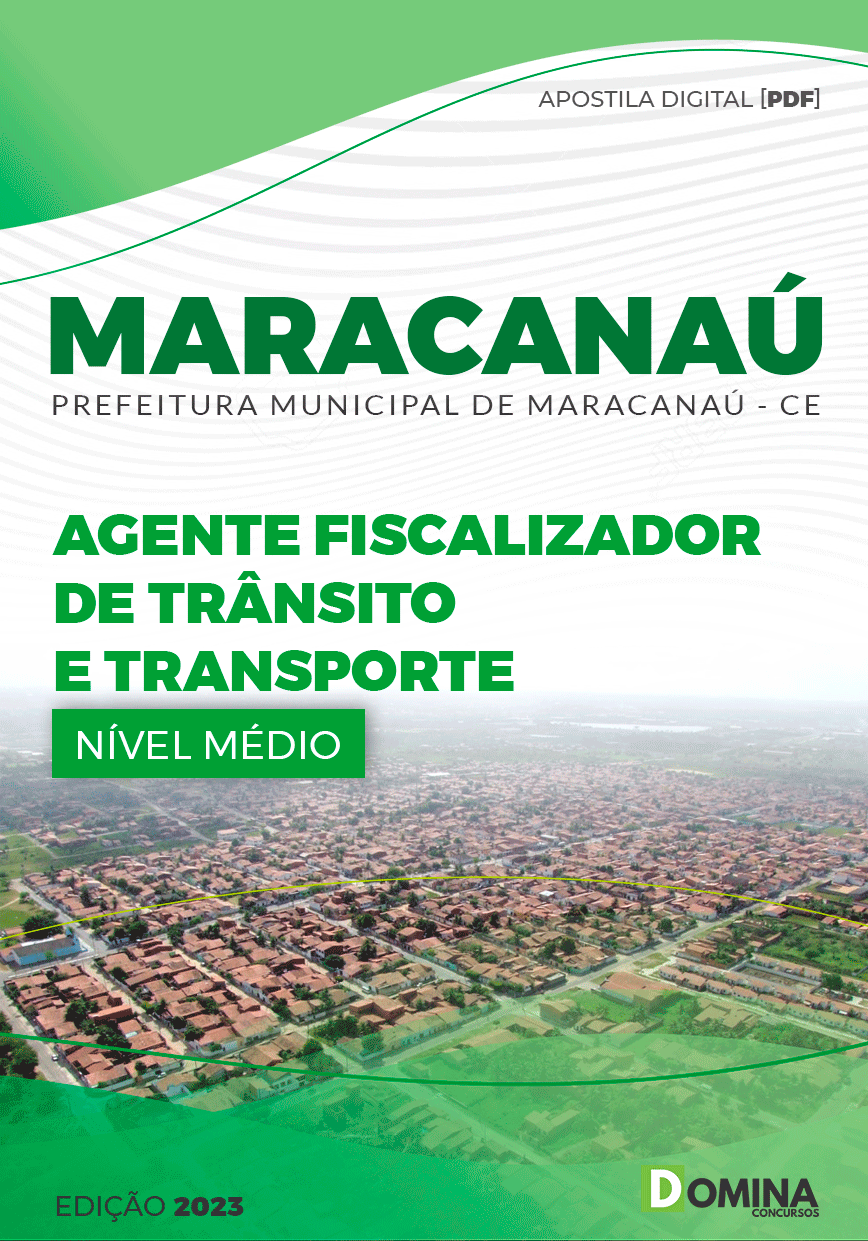 Apostila Pref Maracanaú CE 2023 Agente Fiscalização Trânsito Transporte