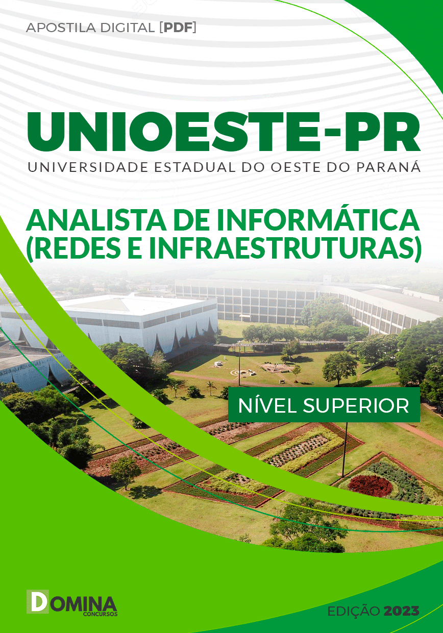 Apostila Unioeste PR 2023 Analista Informática Rede Infraestrutura
