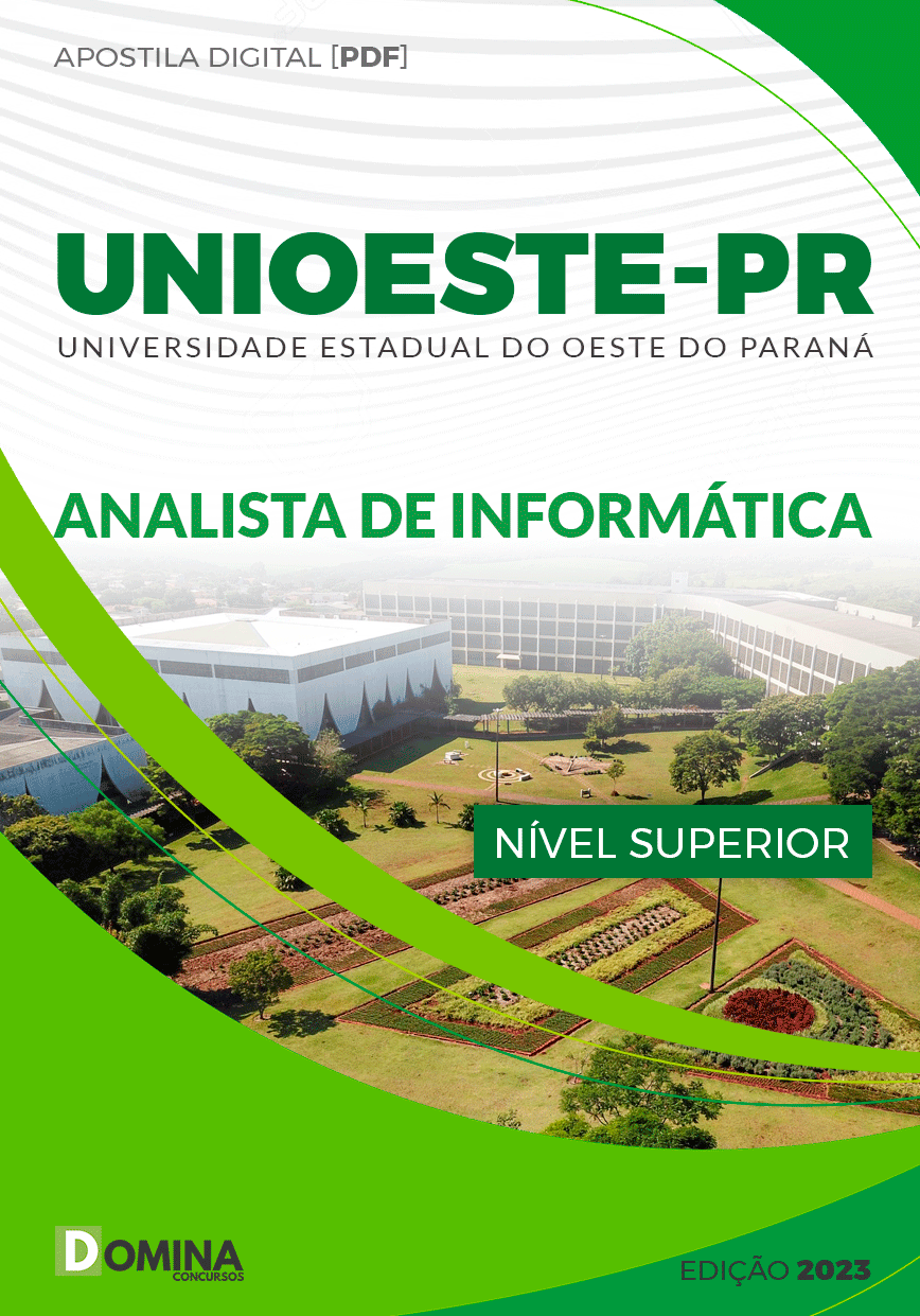 Apostila Concurso Unioeste PR 2023 Analista Informática
