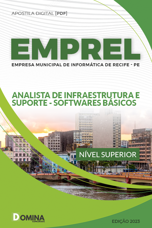 Apostila EMPREL PE 2023 Analista Infraestrutura Softwares Básicos