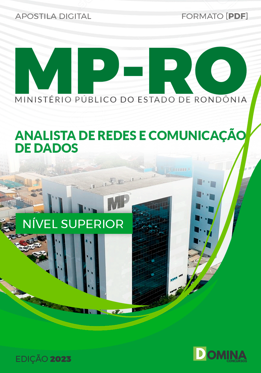 Apostila MP RO 2023 Analista Redes Comunicações Dados