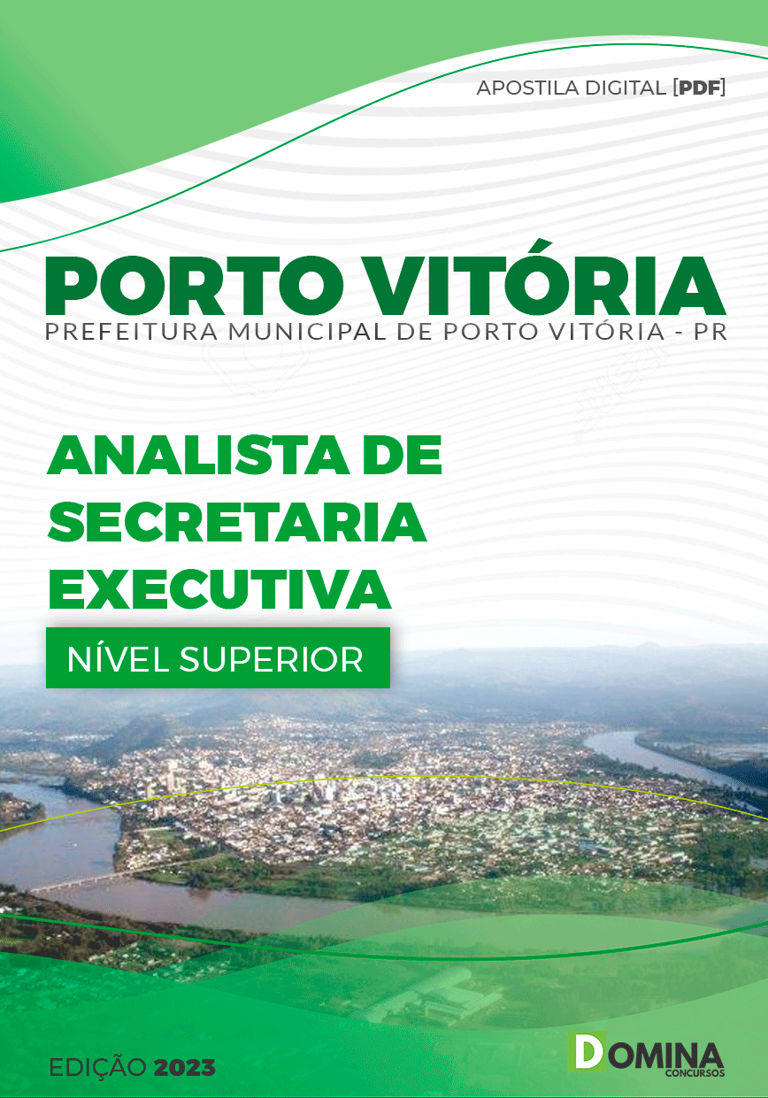 Apostila Pref Porto Vitória PR 2023 Analista Secretaria Executiva