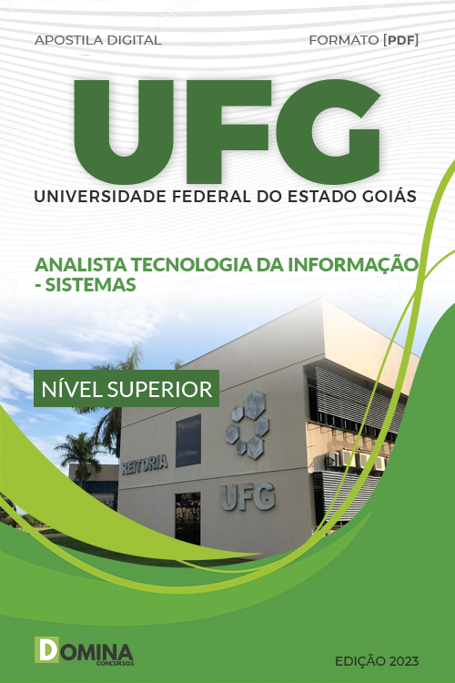 Apostila Digital UFG 2023 Analista Tecnologia Informação