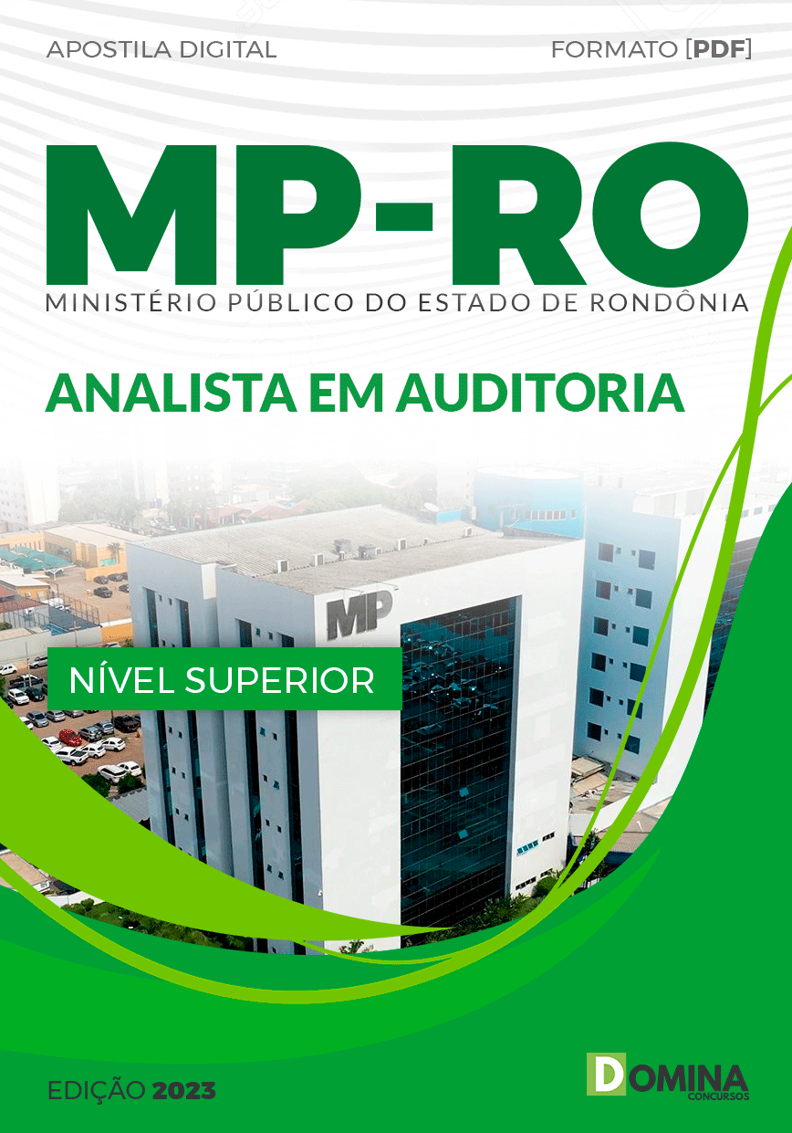 Apostila Concurso MP RO 2023 Analista Auditoria