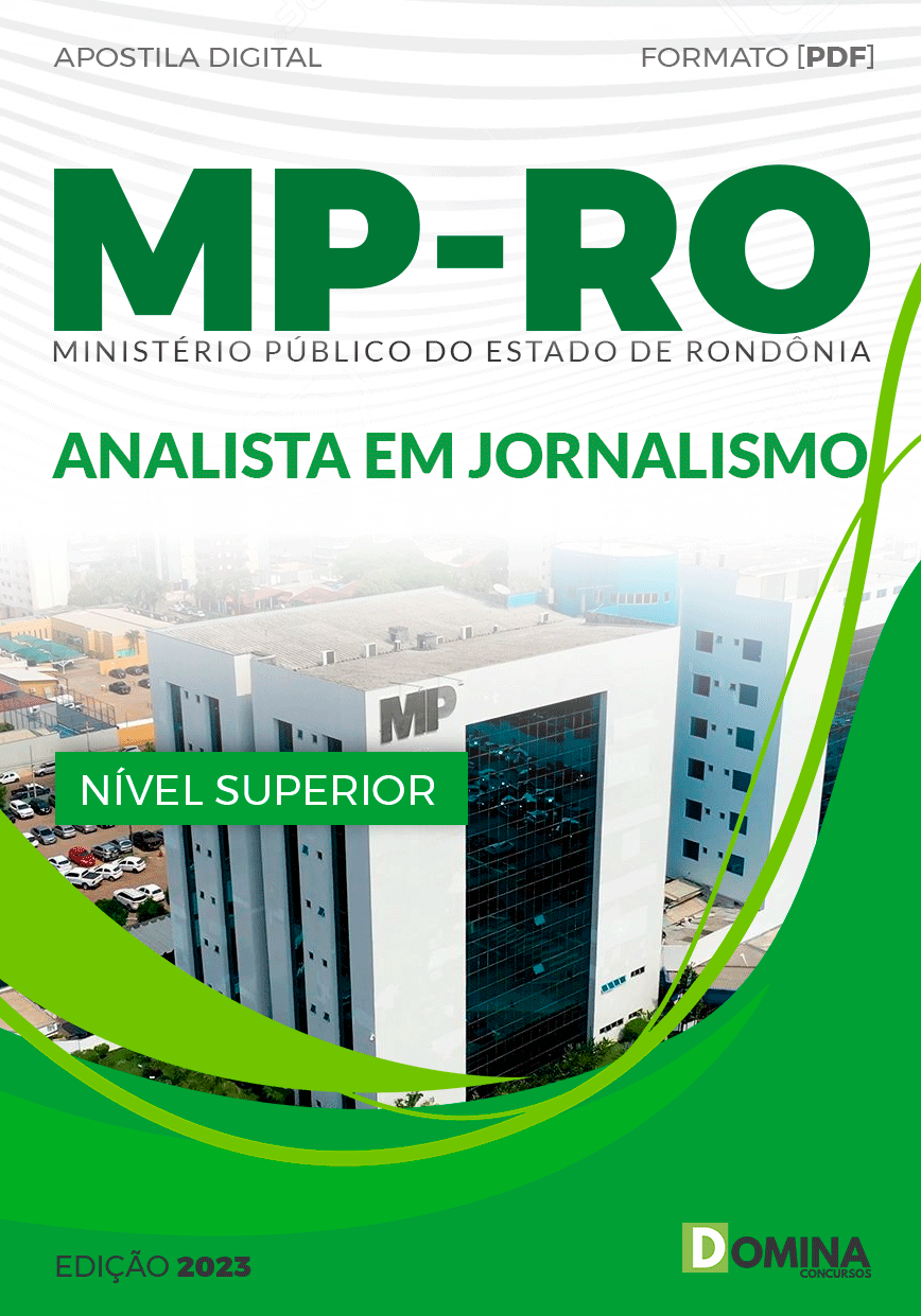 Apostila Concurso MP RO 2023 Analista Jornalista