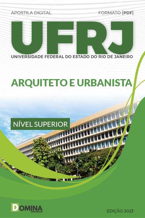 Apostila Digital Concurso UFRJ 2023 Arquiteto Urbanismo