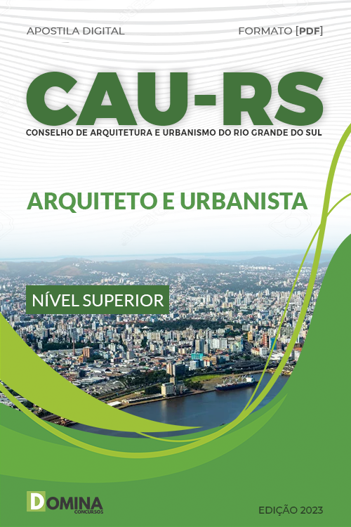 Apostila CAU RS 2023 Analista Superior Arquiteto Urbanista