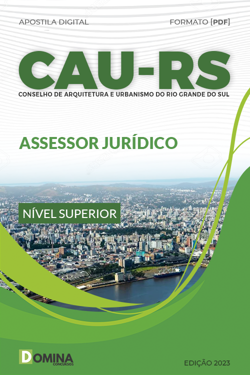 Apostila CAU RS 2023 Analista Superior Assessor Jurídico